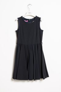 ValMax dress with pleated skirt