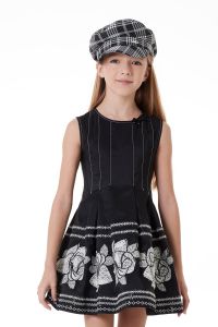 ValMax floral embroidery dress